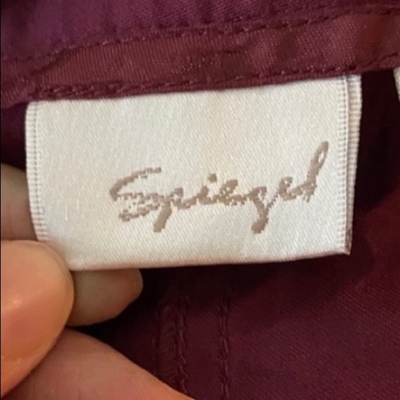 Spiegel • Fit & Flare•  Maroon •  Long  Skirt - Picture 5 of 5